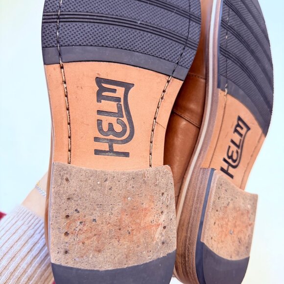 Helm The Wilson Teak Leather Loafers Men’s Size 10EE Handcrafted in Brazil - Picture 9 of 9